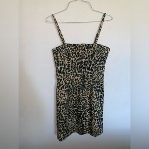 Forever21 Tan Leopard Print Mini Dress